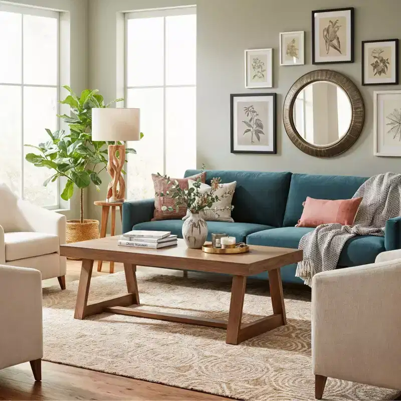Classic Rectangular Coffee Table (54in x 24in / 1371mm x 609mm)