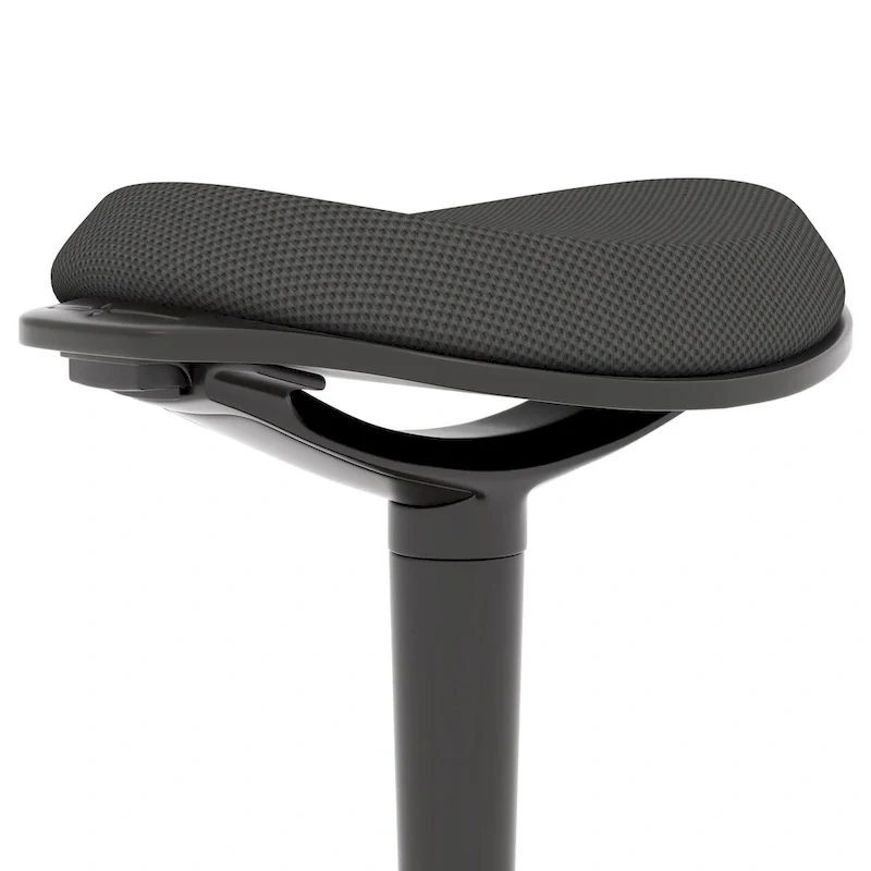 HOMCOM Standing Desk Chair, Ergonomic Backless Wobble Stool, Height Adjustable Tall Office Chair 22.2-28.1 Inches