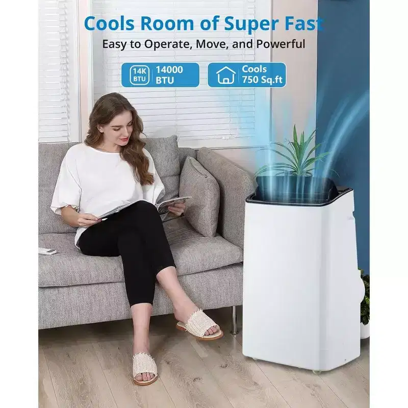 14,000 BTU Portable Air Conditioners,Portable AC Unit for Bedroom