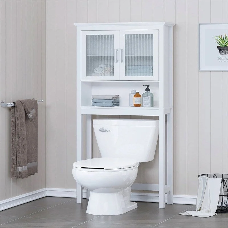 Over The Toilet Storage Cabinet - 9.4D x 26.77W x 66.92H