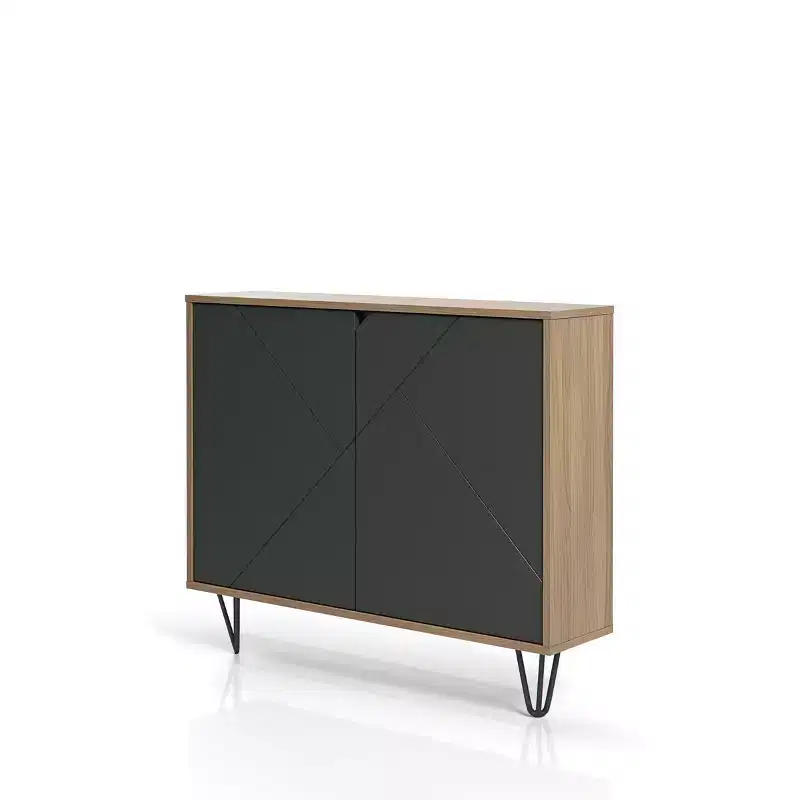 Slim 2 Door Storage Cabinet - Nexera