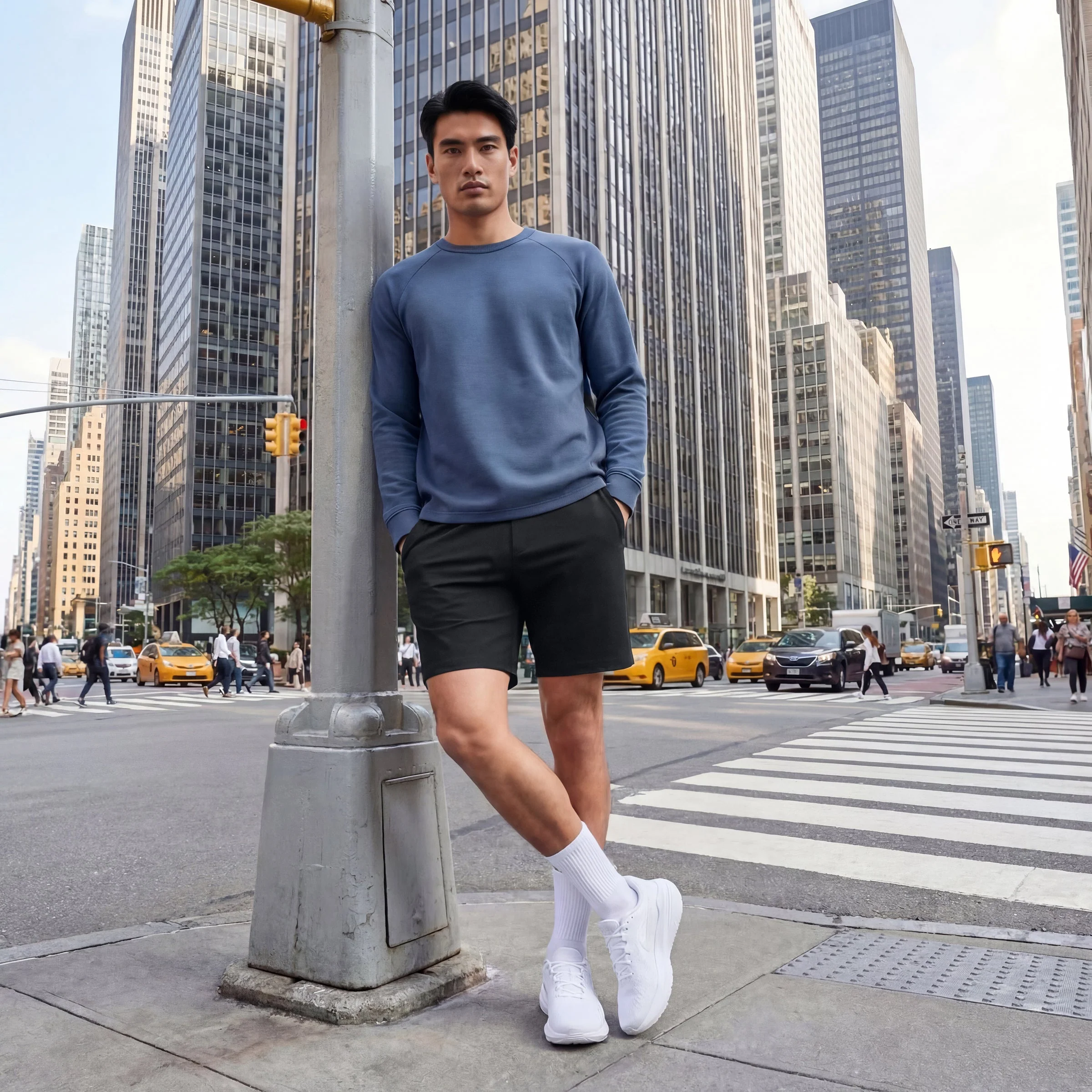 8-point shorts -- True Black