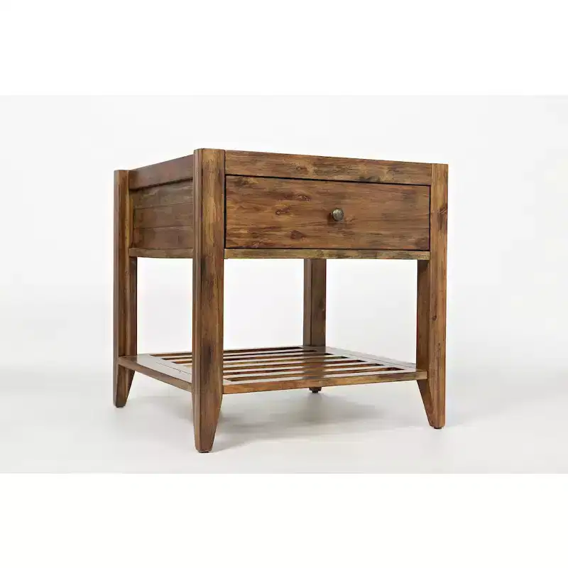 Jofran,Beacon Street Modern Essential Solid Wood Square End Table