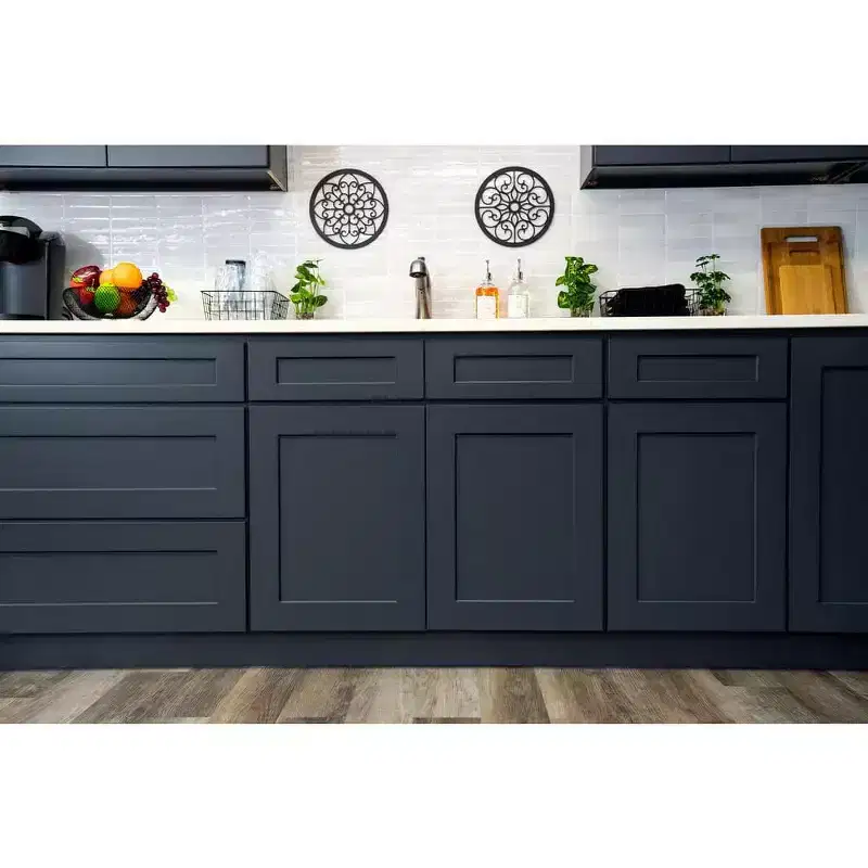 CASAINC 30 in. W x 24 in. D x 34.5 in. H Base Kitchen Cabinet with Drawer and Soft-Close Hinges  Plywood RTA Cabinet