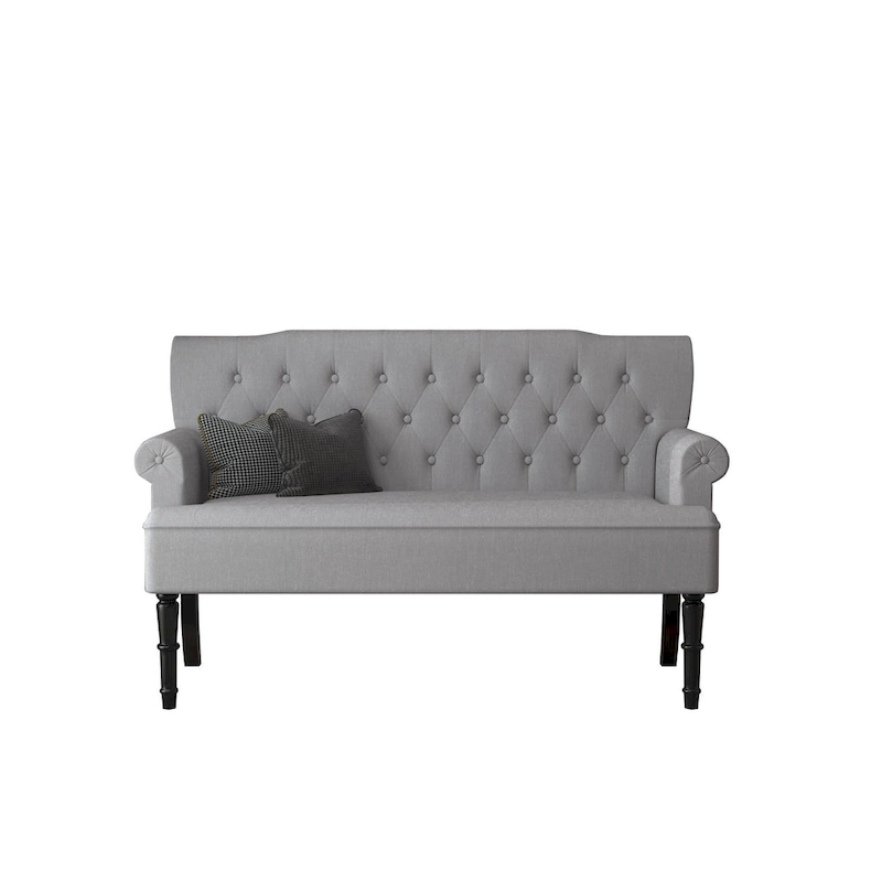 Carlotta Rolled Arm Settee