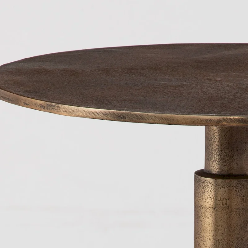 Uttermost Descend Gold Accent Table - 14W x 22.5H x 14D