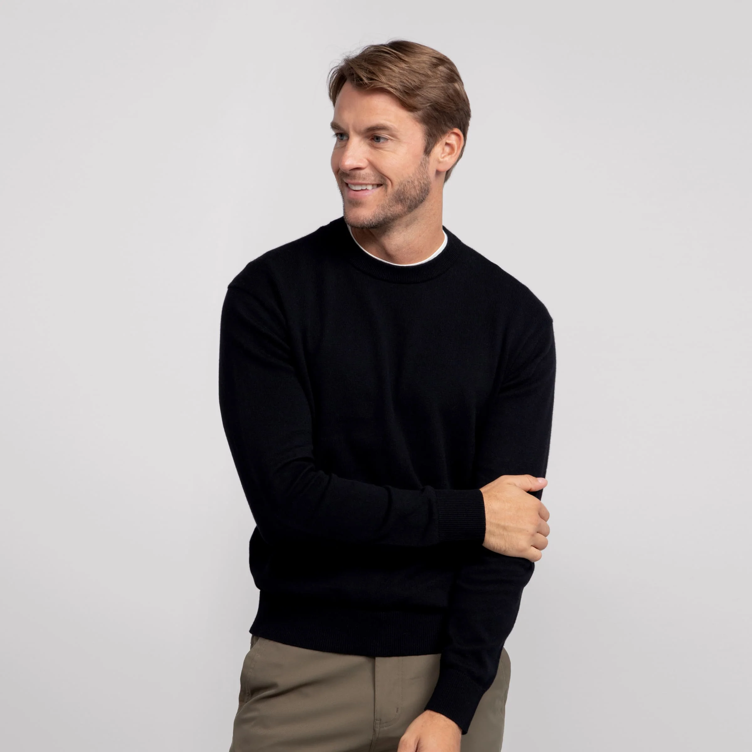 Crewneck Sweater - True Black