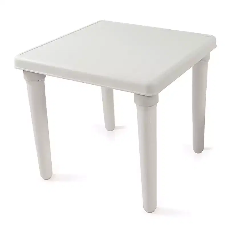 Dolu Kids Table & 2 Chairs Set, Toddler-Sized Plastic Play Furniture for Ages 2+