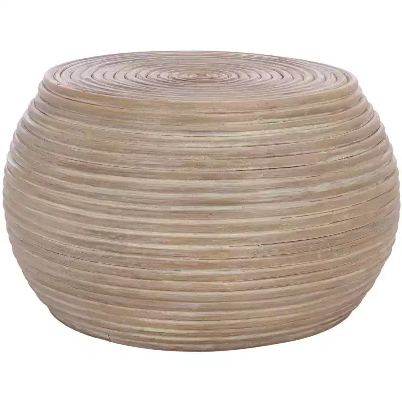 Hilario Round Accent Table - ACC6511 - Grey White Wash - Safavieh
