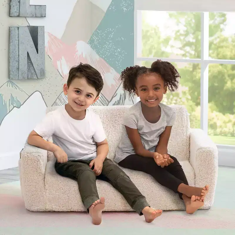 Kids Flip-Out Convertible Sofa to Lounger