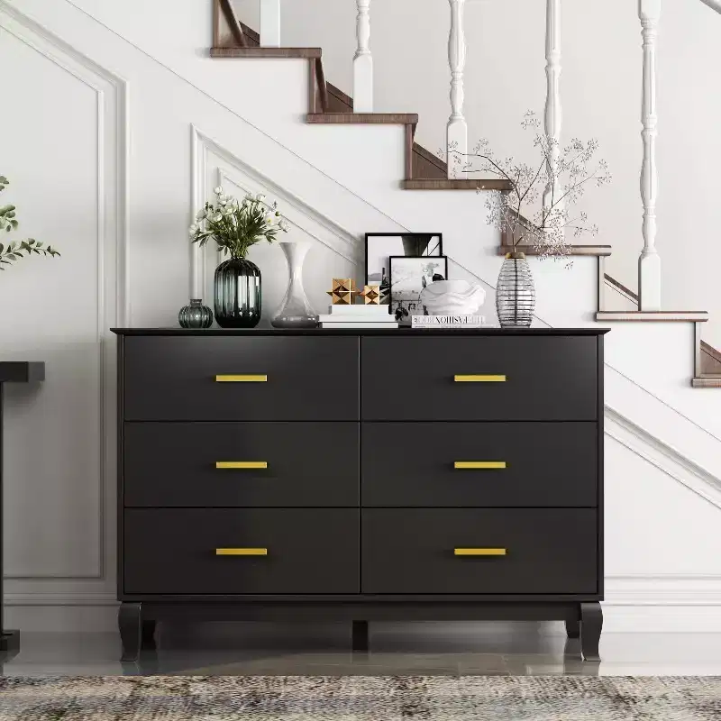 Famapy 6 Drawers Dresser Drawer Storage Chest of Drawers