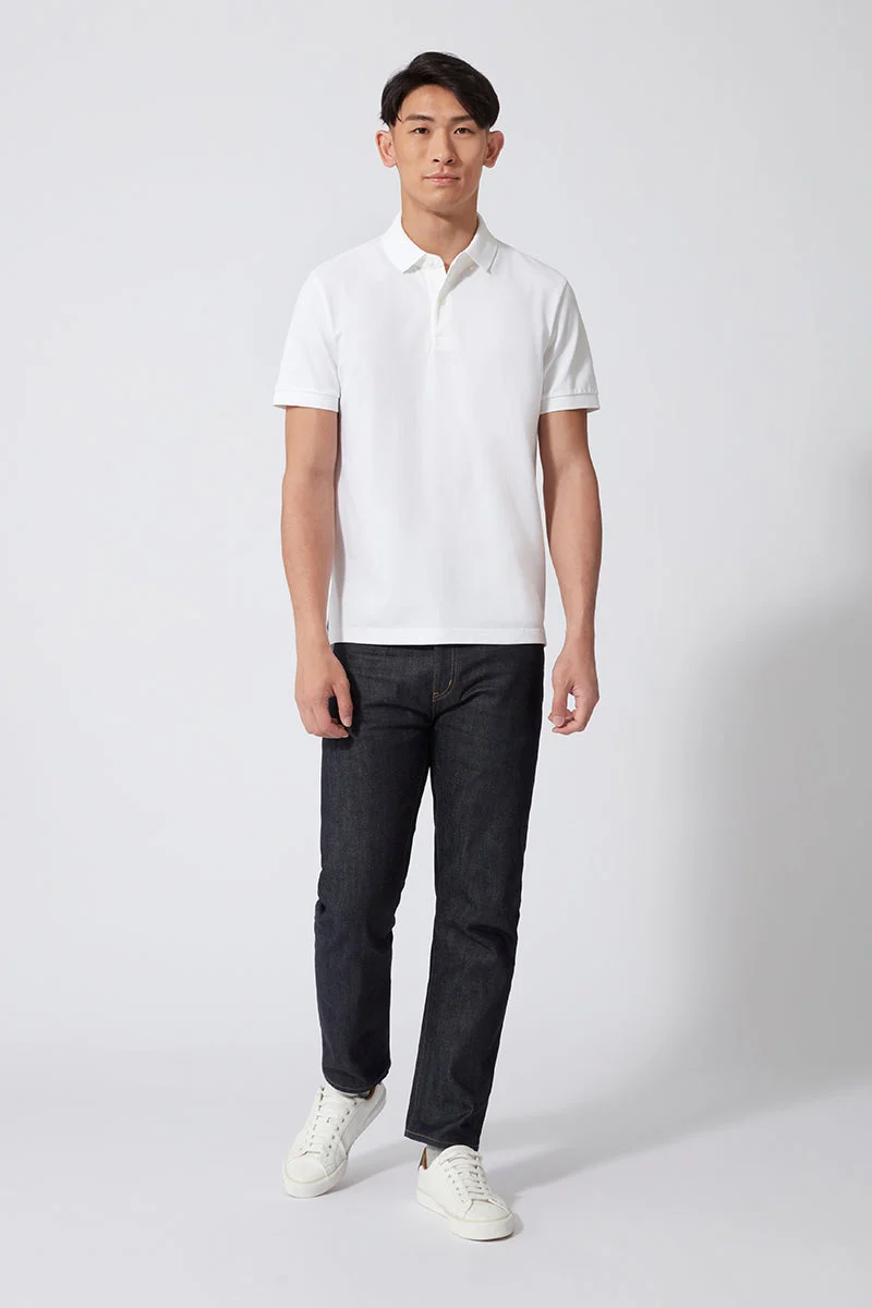 Pique Polo | White