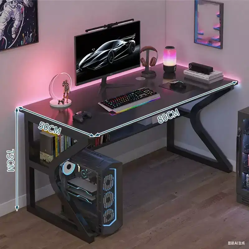 31 in Small Computer Desk, Home Office Desks, Small Desk for Bedroom, Writing Study Work Table, Modern Study Work Computer Table for Home Office