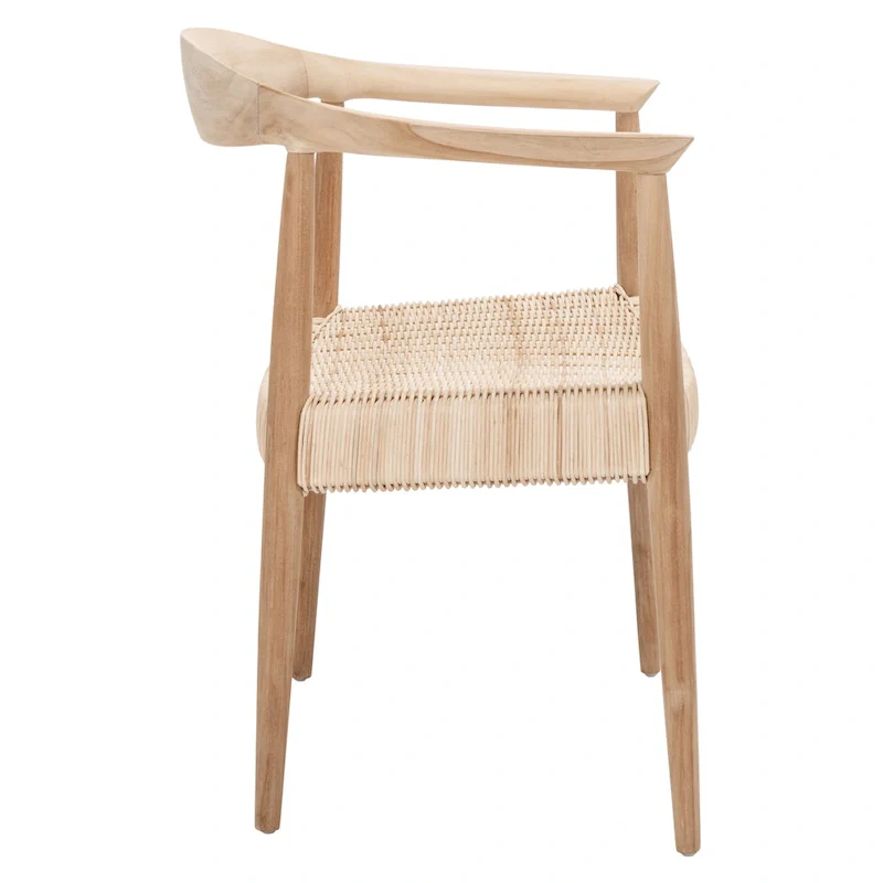 Wilda Rope Rattan Accent Chair - 24.8 W x 18.9 L x 30.7 H