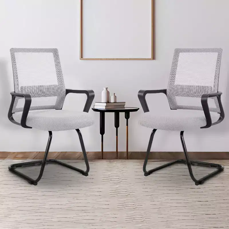 Home Imports Emporium Mesh Guest Chair  Ergonomic Reception Seating for Office or Lobby  Set of 2/4/6/8