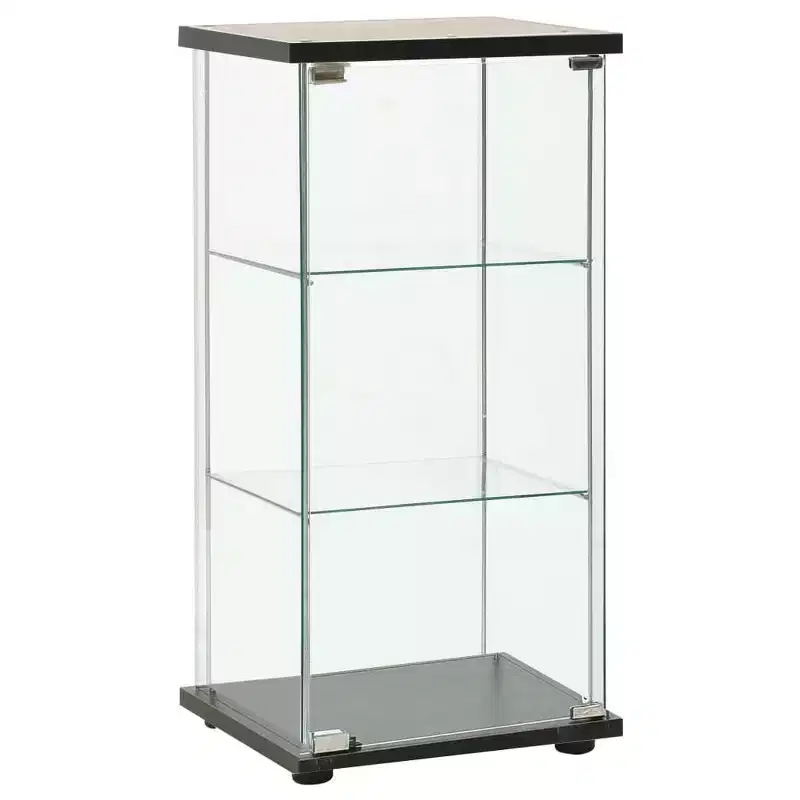 Tempered Glass 4-Shelf Display Cabinet