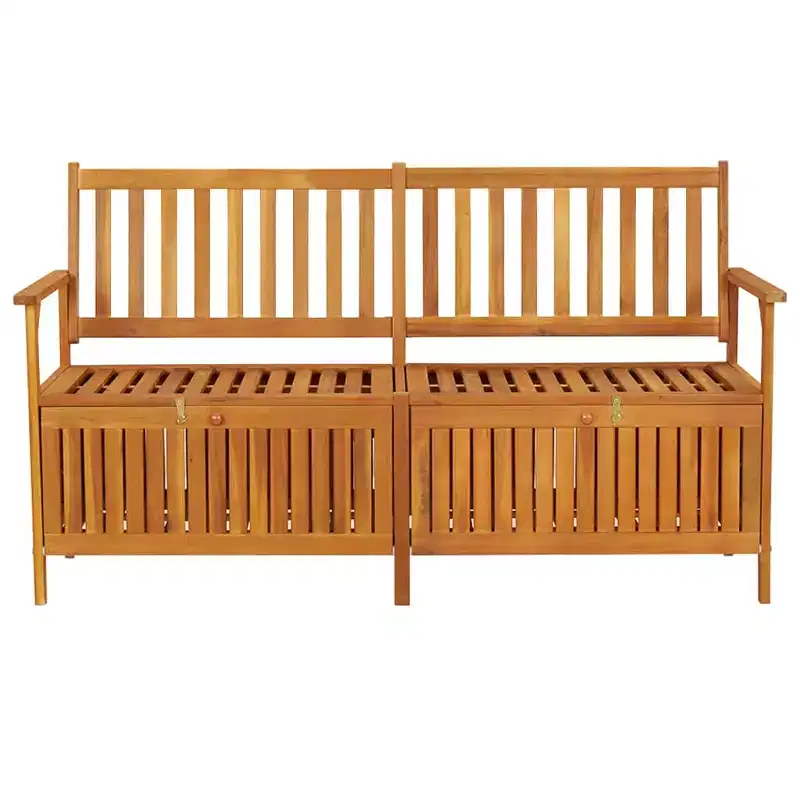 Bench Natural wood Solid acacia wood 58.3 in Bench Rectangular