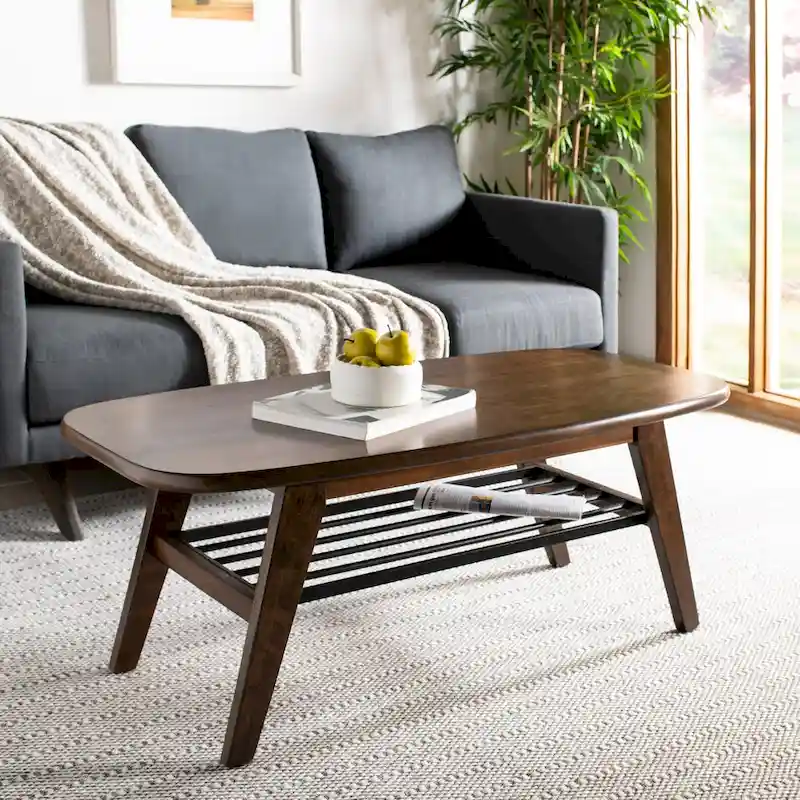 SAFAVIEH Ether 2-Tier Coffee Table - 47 W x 23.5 D x 18 H - 47Wx24Dx18H
