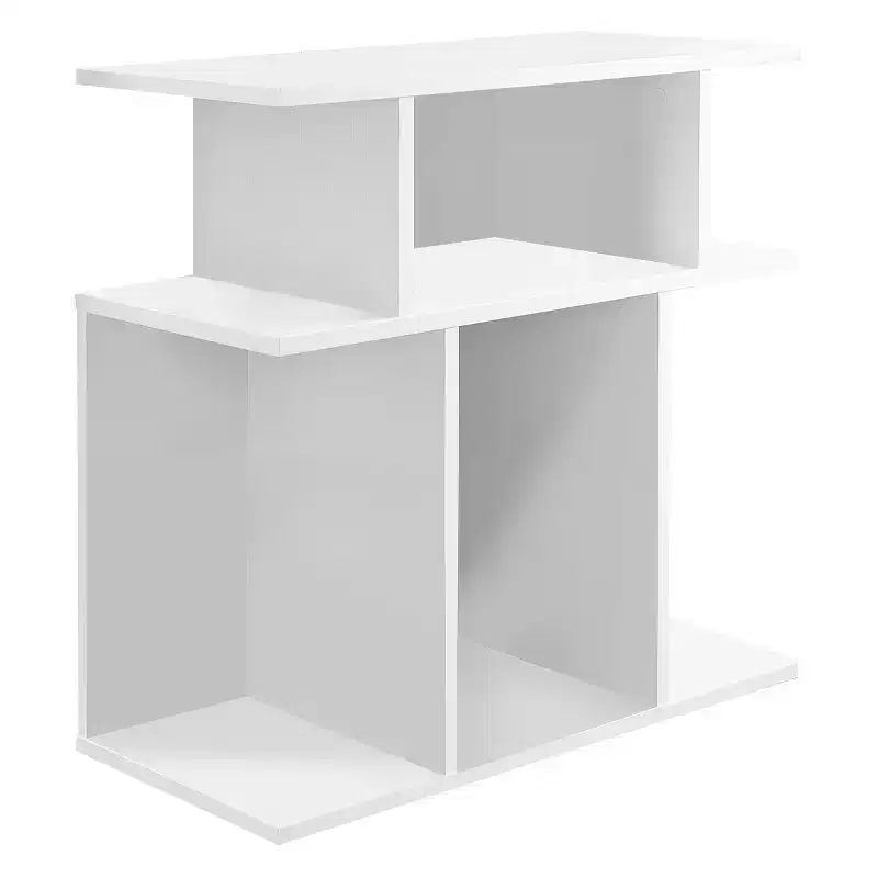 End Table with Shelves White - EveryRoom