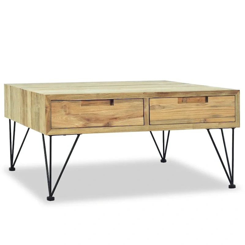 Coffee Table 31.5x31.5x15.7 Solid Teak