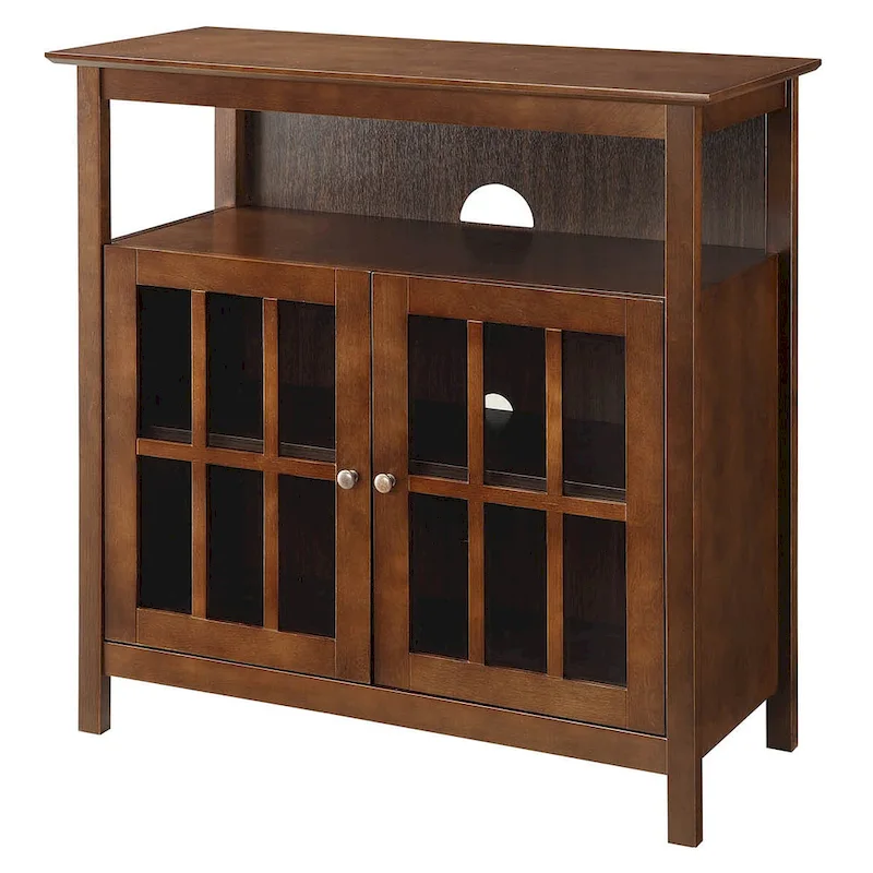 Highboy 40 inch TV Stand with Storage Cabinets