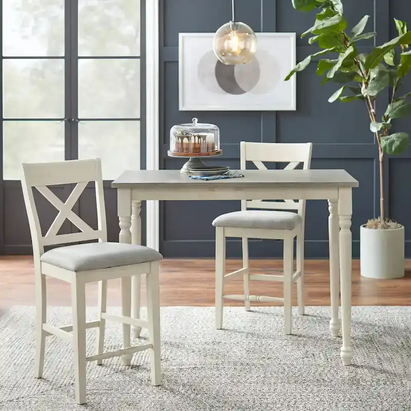 Crossback Counter Height Stool