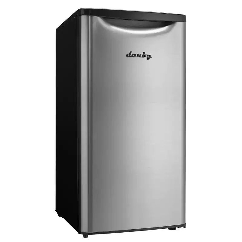 Danby 3.3 cu. ft. Compact Fridge in Stainless Steel Look DAR033A6BSLDB