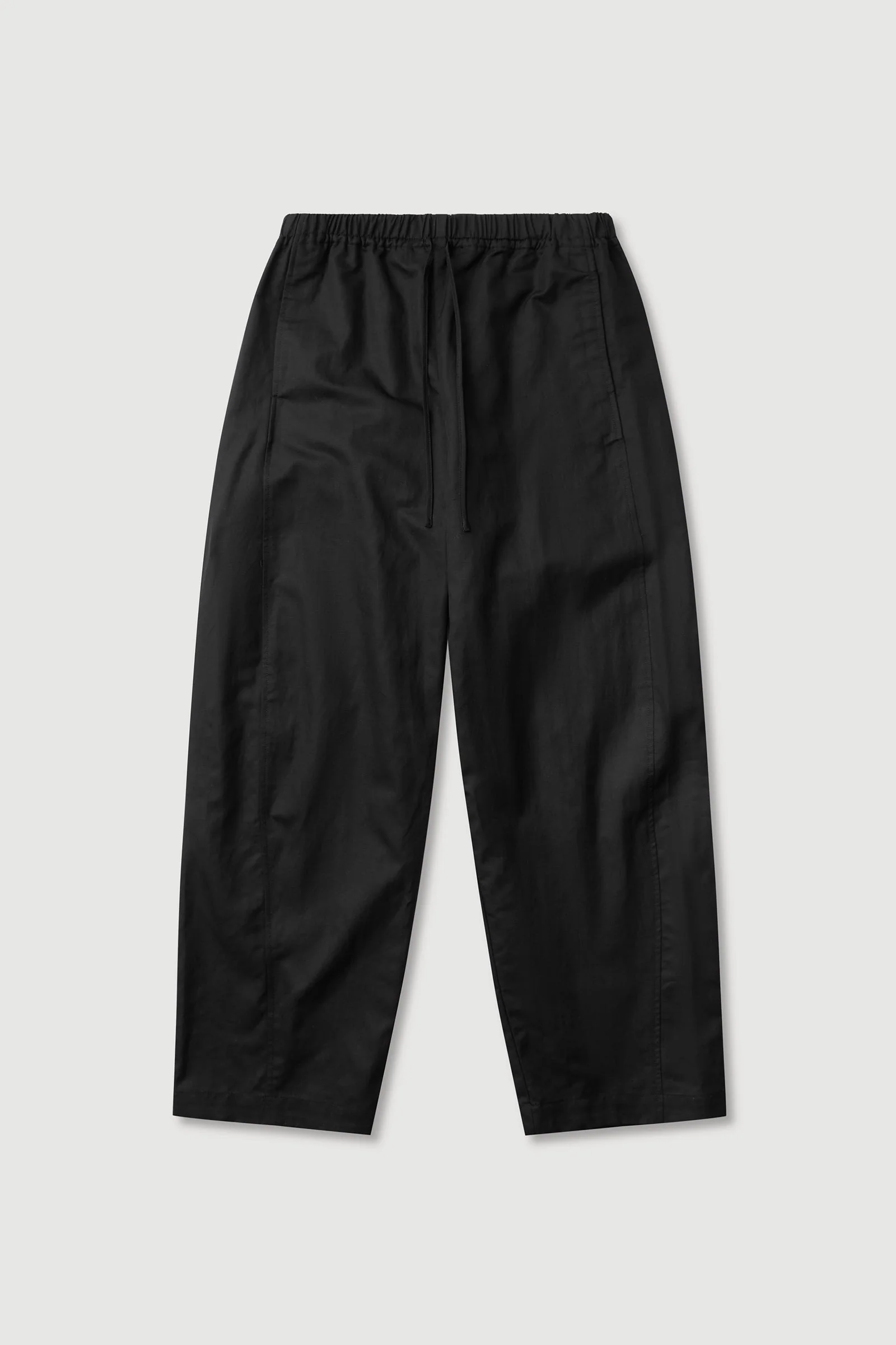 Cotton Linen Barrel Leg Pant