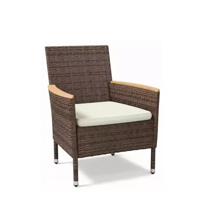 4-Piece All-Weather Rattan Patio Dining Chair