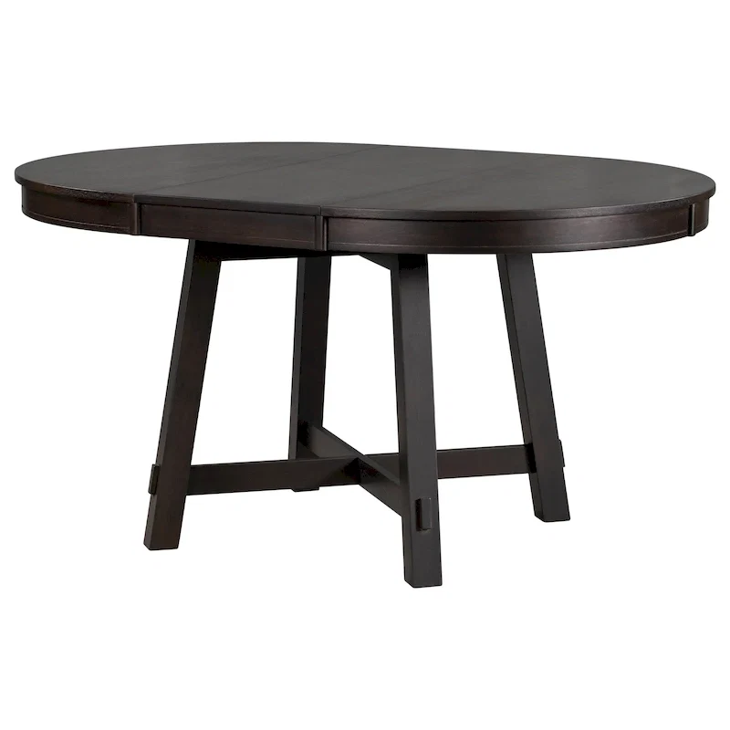 Round Extendable Dining Table with 16