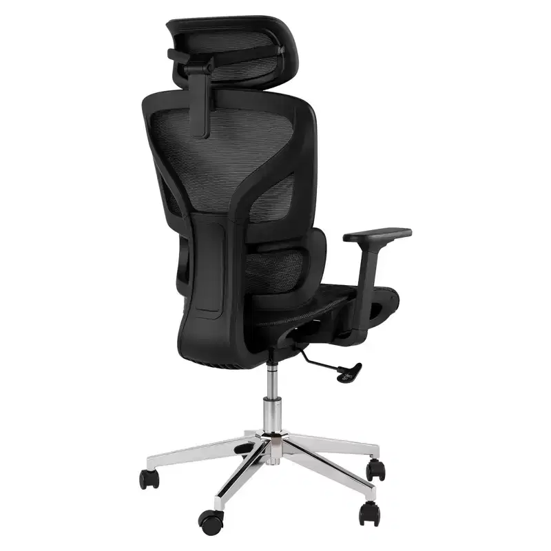 Ergonomic Mesh Office Chair, Lumbar Support, 4D Adjustable Armrests, Recline & Height Adjustment, 360 Swivel, Home Office Chair, Study Gaming Chair