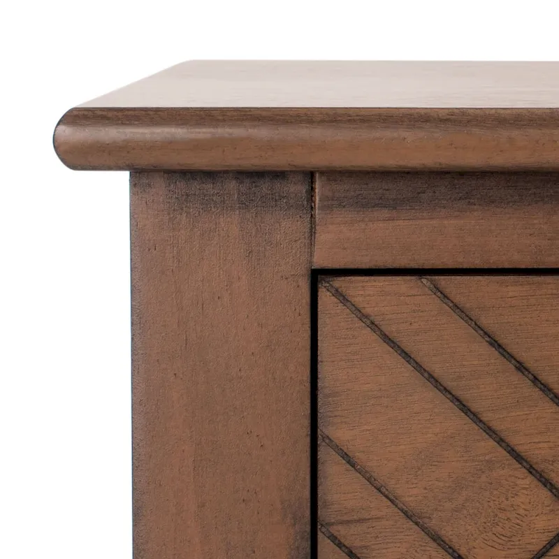 SAFAVIEH Jeanie 3-Drawer Bottom Shelf Console Table - 47.3 W x 13 L x 29.5 H - 47Wx13Dx30H