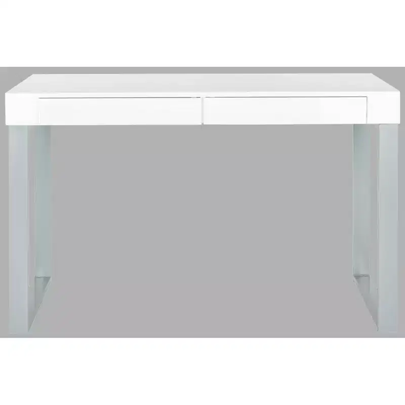 Barton Desk - FOX2206 - White/Grey - Safavieh Couture
