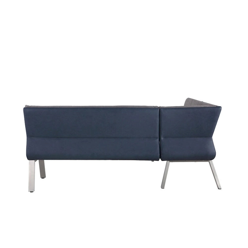 Somette Janice Two-Tone Nook and Table Dining Set