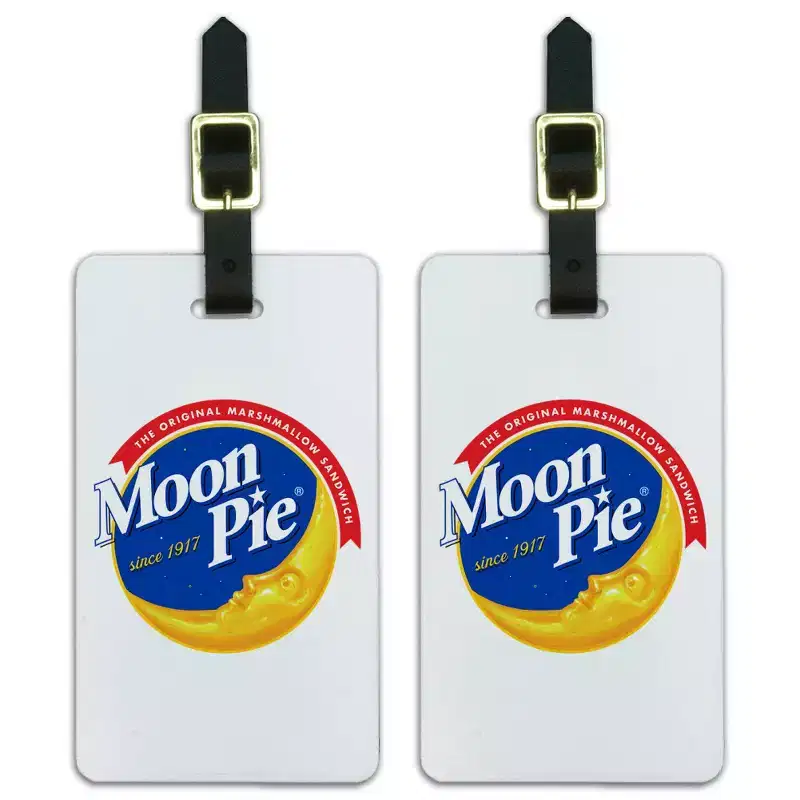 Moonpie Logo Luggage ID Tags Set of 2