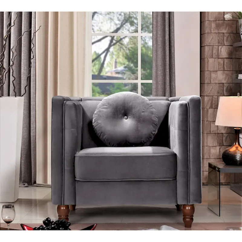 Roberta Velvet Armchair