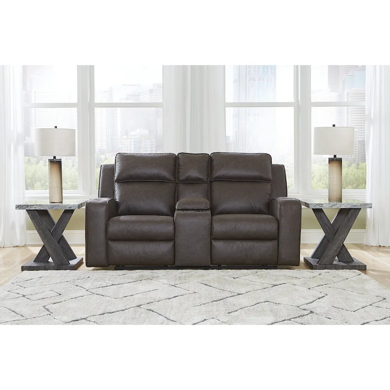 Reclining Loveseat with Console - 77W x 42D x 43H
