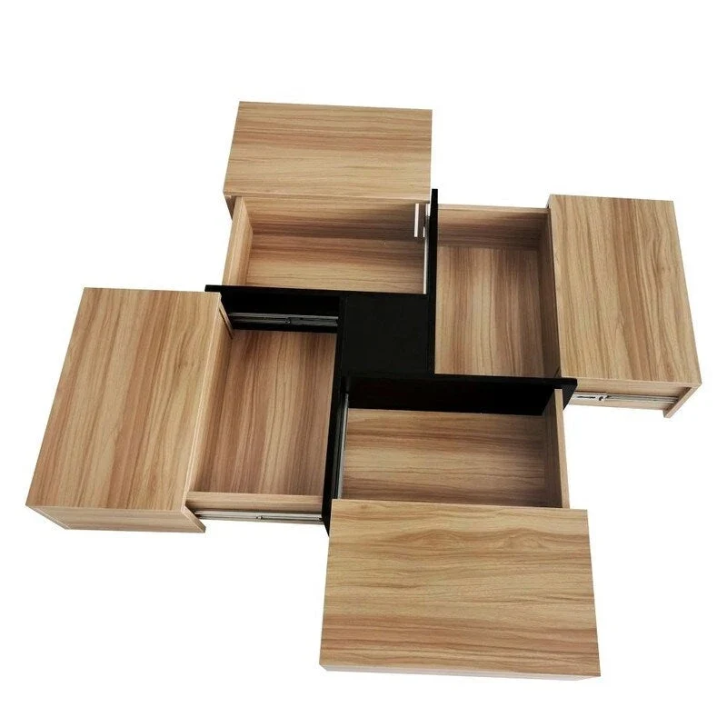 Unique Design Coffee Table with Extendable Sliding Tabletop