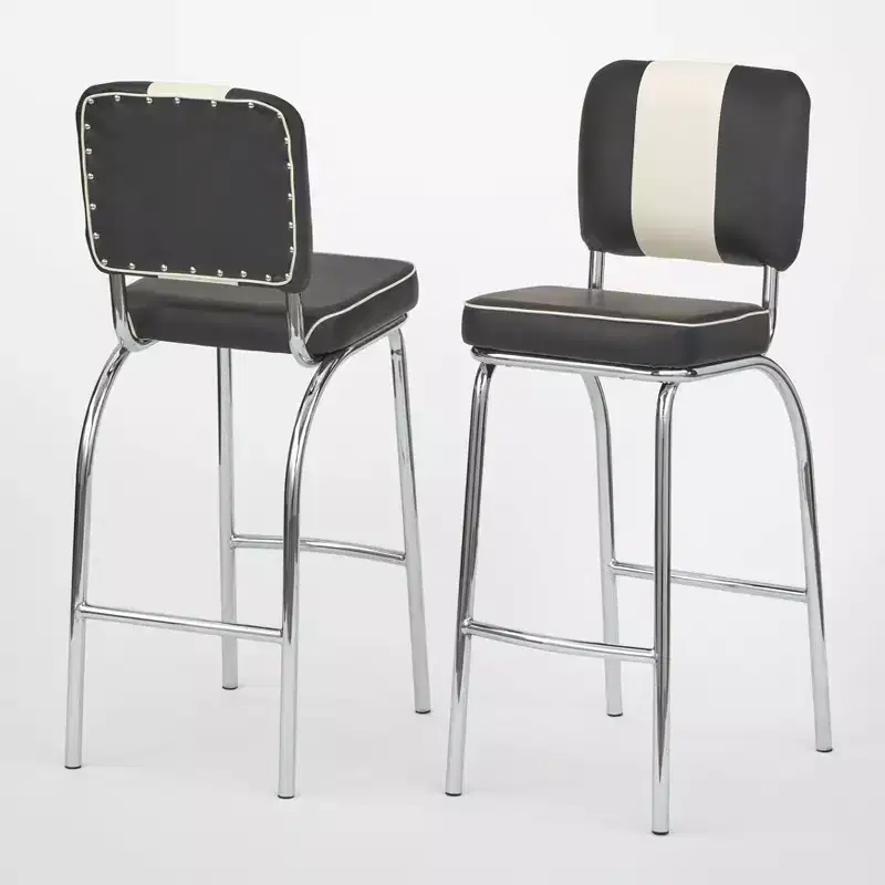 Set of 2 30 Raleigh Retro Counter Height Barstools - Buylateral