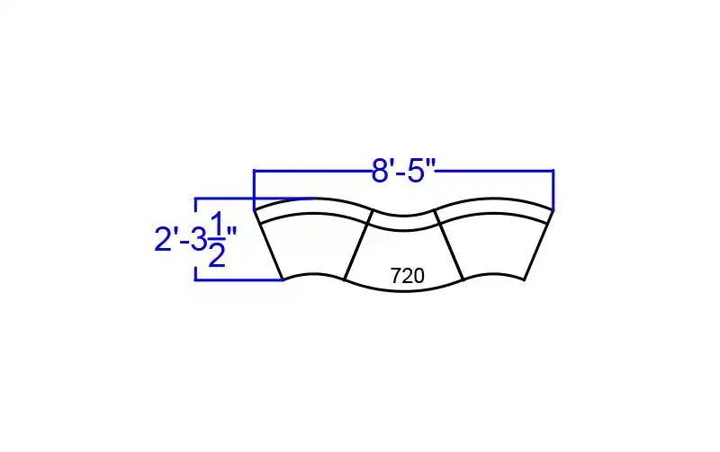 Emma and Oliver Leather Reception Configuration, 3 Pieces