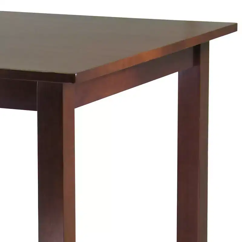 Parkland High Square Table Wood/Antique Walnut - Winsome