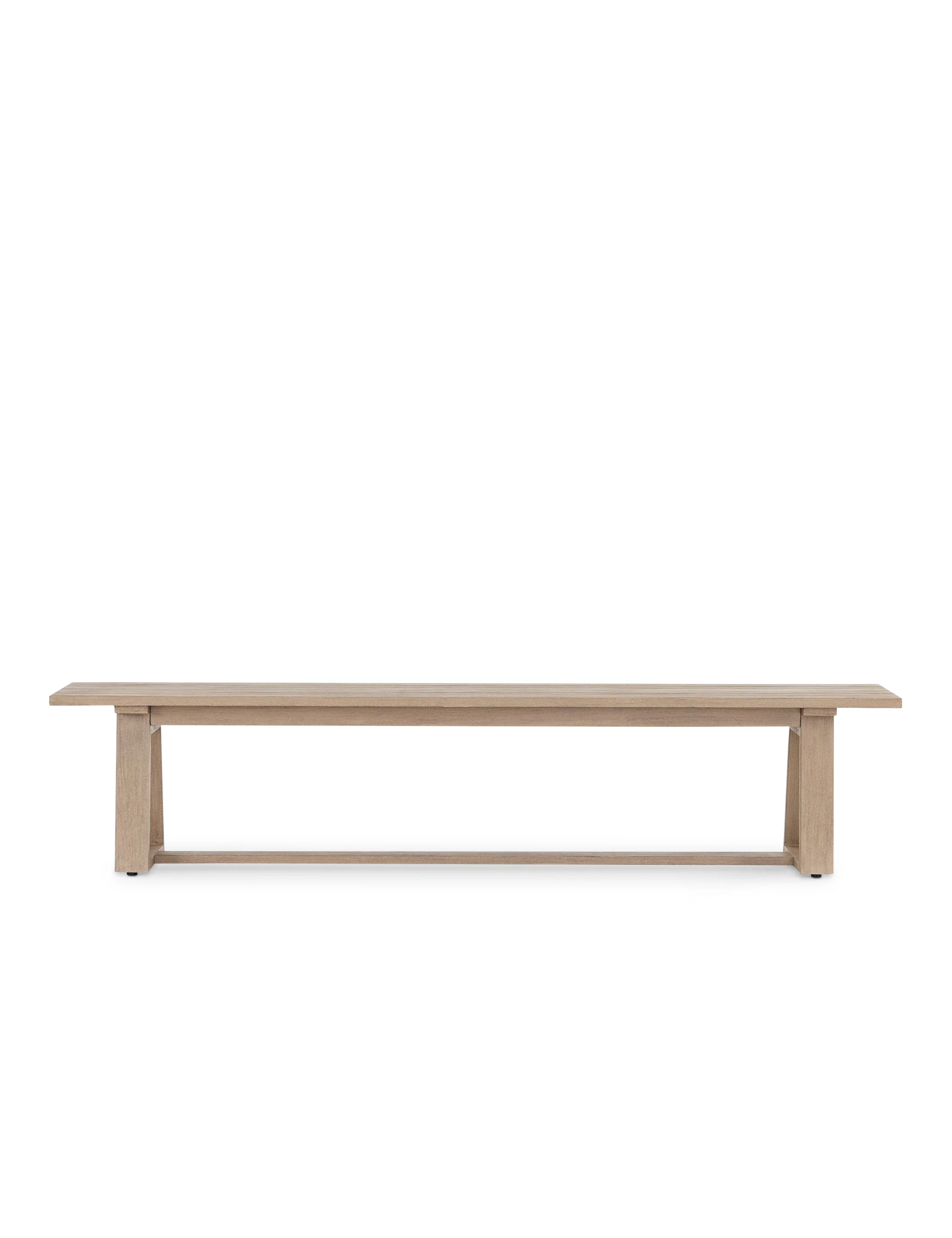 / Outdoor Bench - Clean, angular lines evoke a warm Scandi simplicity in this bench