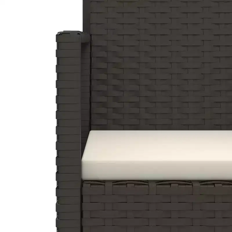 vidaXL Patio Bench Durable Garden Bench Rectangular Modern