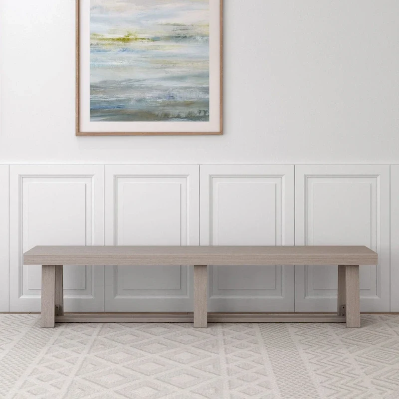 Plank and Beam Classic Solid Wood Dining Bench - 86