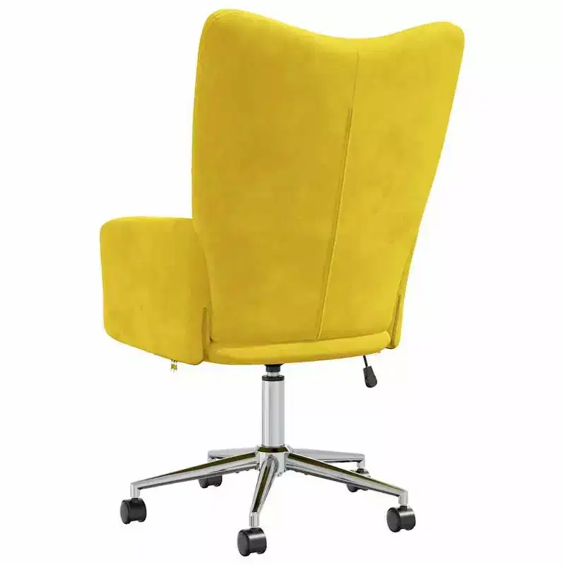 Relaxing Chair Light Gray Velvet