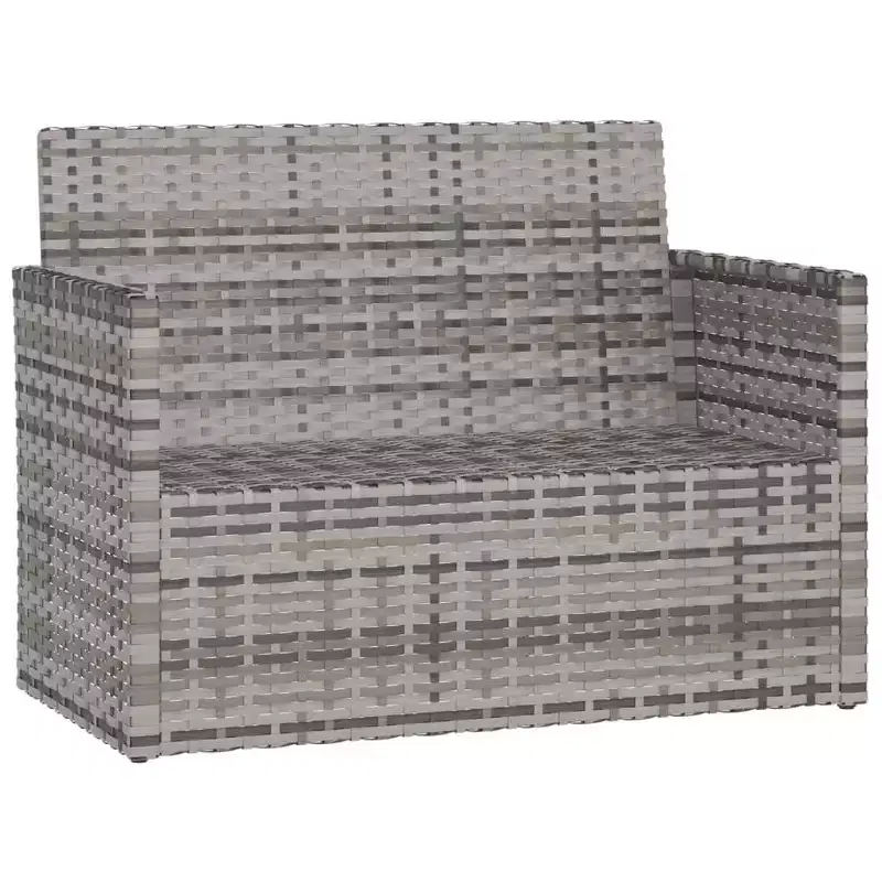 vidaXL Patio Bench Durable Garden Bench Rectangular Modern