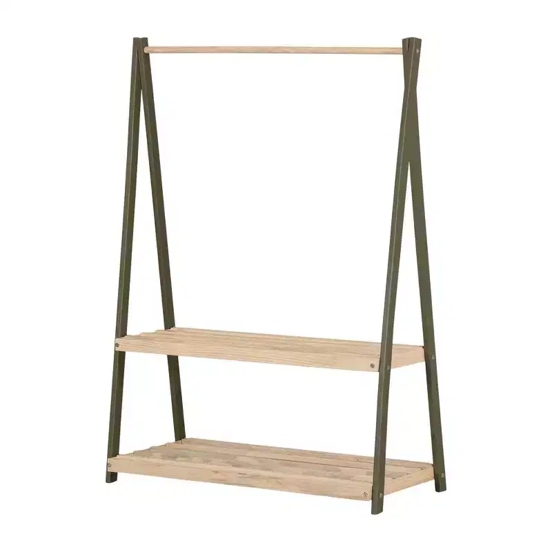 Sweedi Kids' Clothes Rack with Storage Shelves -