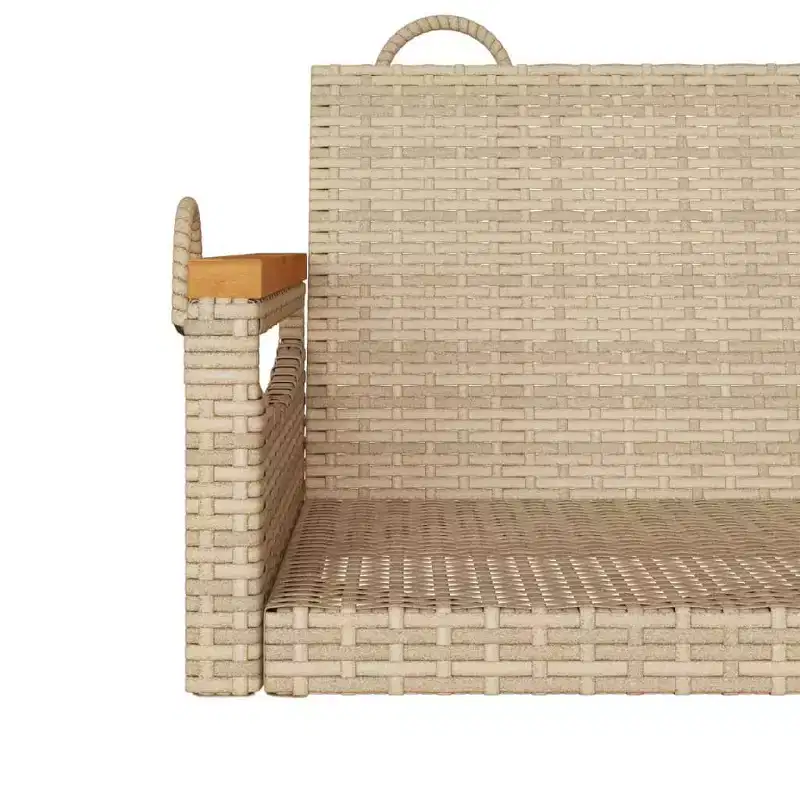vidaXL Patio Swing Bench Beige