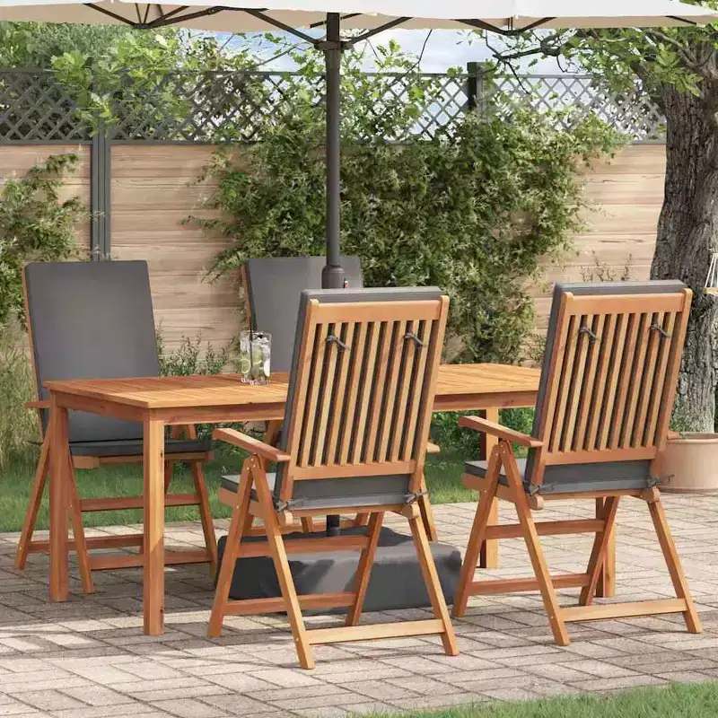 vidaXL Garden Chair 4 pcs and 57 x 71.5 x 104 cm