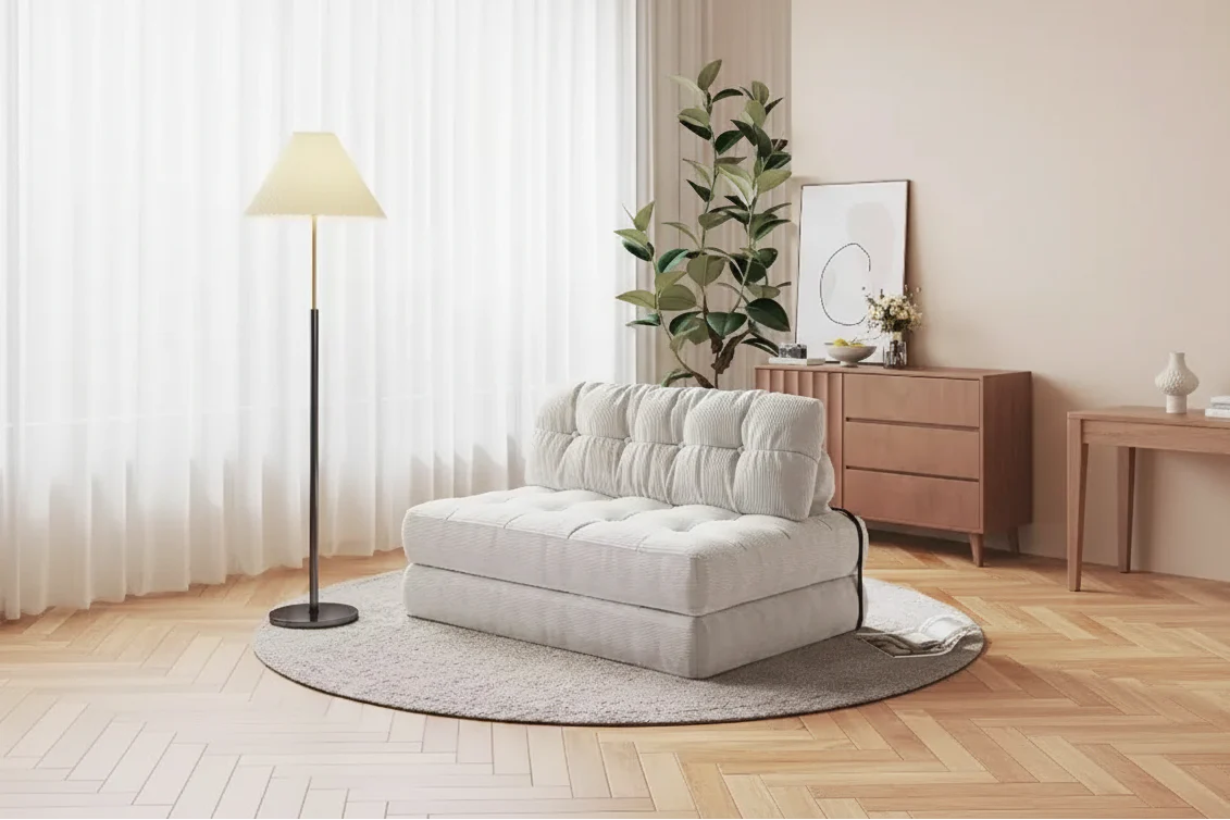 Portable folding sofa